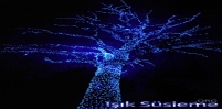 bahçe ağaç ışık süsleme 3